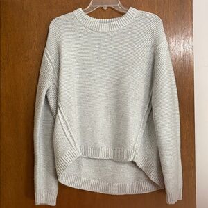 Banana Republic Light Gray Knit Top